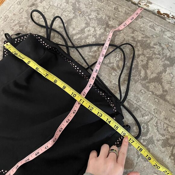 Vintage Rampage Maxi Bow Backless Gown - Picture 5 of 6